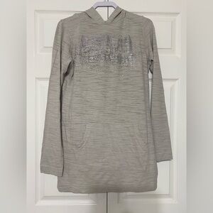 Cirque Du Soleil Hooded Long Sleeve Top with Silver Accents size XL